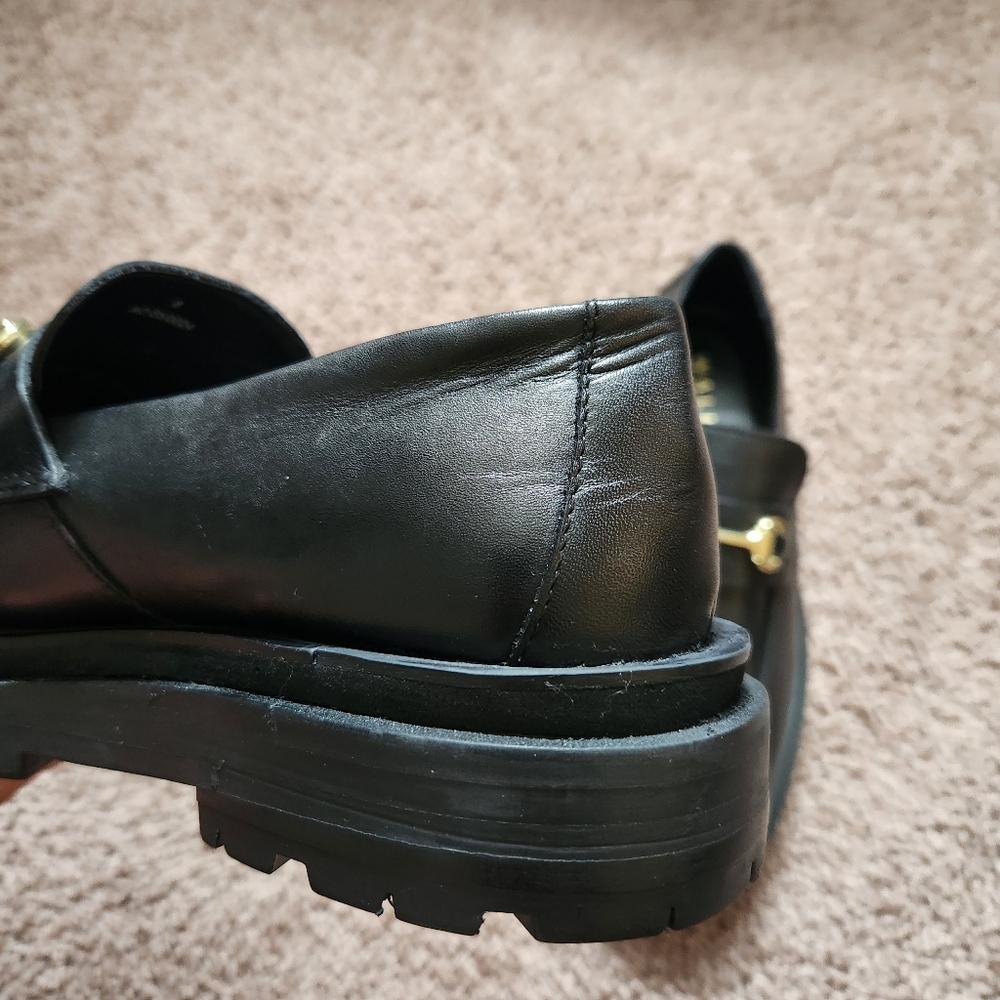 Walk London Black Loafers - Picture 6 of 7